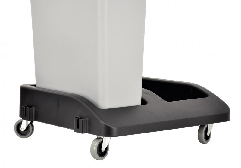 Polyproylene Double Dolly for Trash Container